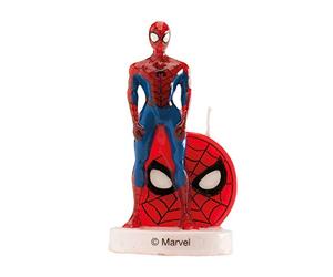 Dekora - 346205 SPIDERMAN Bougie Figurine 3D, Cire, Multicolore, 5 x 2 x 8 cm