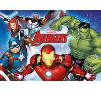 Dekora -Avengers - Papier Comestible pour Gâteau d' Anniversaire - Décoration pour Gâteau en Feuille d’Azyme - A5