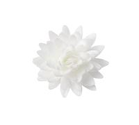 Dekora - Boîte de 18 Fleurs en Gaufrette pour Decoration - Fleurs Comestibles pour Gateaux - Décoration de Gateaux d'Anniversaire en Gaufrette - Couleur Blanc - 5.5 cm