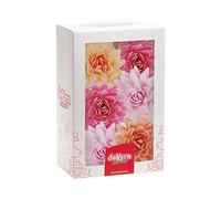 Dekora - Boîte de 18 Fleurs en Gaufrette pour la Décoration - Fleurs Comestibles pour Gâteaux - Décoration en Gaufrette pour Gâteaux d'Anniversaire - Couleurs Assorties - 5.5 cm