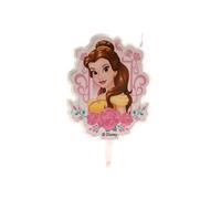 Dekora - Bougie d'Anniversaire Belle en 2D pour Gâteaux d'Enfants - 7,5 cm