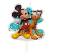 dekora - Bougie d'anniversaire Mickey Mouse et Pluto 2D Cake - 7