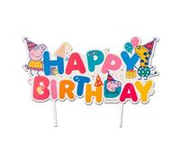Dekora Design Cake topper Peppa Pig en papier 17×12 cm Taille unique