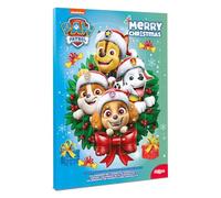 dekora - Calendrier de l'Avent Pat' Patrouille avec guirlande - Avec 24 chocolats - Total 50 g - Chocolat au lait - Colorants naturels - Spécial Noël