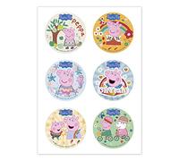 dekora - Décoration Comestible pour Gâteau d'Anniversaire pour Enfant Peppa Pig - 5,8 cm