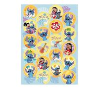 dekora - Décoration de Pâtisserie pour Anniversaires - Mini-Disques Stitch 3,4 cm - Disques en Papier Comestible pour Biscuits, Cupcakes, Gâteaux - Sans Gluten ni Lactose - Convient aux Végétariens