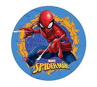 Dekora - Decoration Gateau Anniversaire Feuille Azyme de Spiderman - 20 cm Diametre, Multicolore, Taille Unique