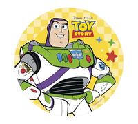 dekora - Décoration pour gâteau Toy Story Buzz Lightyear Ø20 cm - Deco Anniversaire Toy Story, Cake topper en azyme pour Anniversaire d'Enfants - Sans Gluten