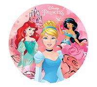 dekora - Disque Comestible des Princesses Disney pour la Décoration du Gâteau d'Anniversaire - 20 cm | 236037