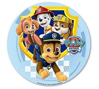 Dekora - Disque en Sucre Comestible pour la Décoration de Gâteau Paw Patrol, (Pat' Patrouille) 20 Centimètres