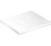 dekora - Fond de gâteau en Carton Blanc carré 30X30H1.2CM - Parfait pour Les célébrations, Les Anniversaires et Les fêtes. (Lot de 6)