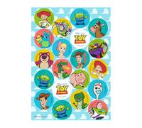 Dekora, Mini Disques Comestibles Toy Story, Décoration pour Cupcakes et Biscuits, Papier Azyme Buzz l'Éclair et Woody, Anniversaire Enfant, Sans Gluten, Facile à Poser, Pack de 20 Pièces, 3,4 CM,