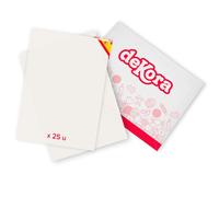 dekora - Papier comestible A4 pour impression - 25 feuilles - Papier d'amidon avec sucre compatible avec imprimantes à encre alimentaire - Décoration créative pour gâteaux, biscuits et cupcakes