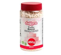 dekora | Perles De Décoration De Gâteau En Sucre | Blanc, Ø 0.5 Cm, 450 Gr | Décoration Spéciale | Gâteaux, Cupcakes, Célébrations