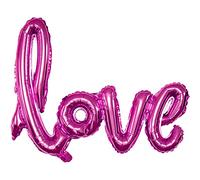 DekoRex® „Love“ Amour Gonflable Guirlande de Lettres et Brillants Foil de Ballons de 100cm pour l'air Décoration