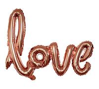 DekoRex® „Love“ Amour Gonflable Guirlande de Lettres et Brillants Foil de Ballons de 100cm pour l'air Décoration
