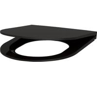 Delabie Abattant WC Slim S21 noir en duroplast avec couvercle