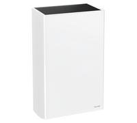 Delabie corbeille rectangulaire W.-Mont. 20l Edst. blanc