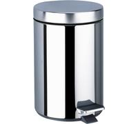 Delabie corbeille ronde à pédale 5l inox polie