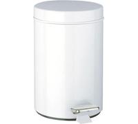 Delabie corbeille ronde avec pédale, blanc 3l Edst. blanc
