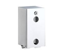 Distributeur de papier toilette Delabie pour 2 rouleaux, inox. 1.4301 hgl.pol.