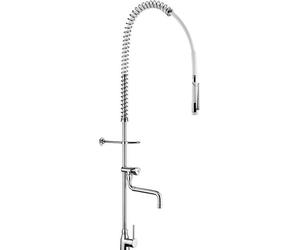 Delabie lave-vaisselle blanc avec mitigeur + manette 433000, évtl. de vidange