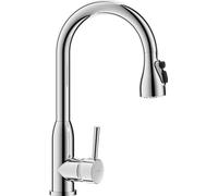 Delabie Mitigeur monocommandé avec bec pivotant H.215 L.200 + douchette extractible