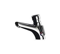 Delabie - Mitigeur temporise pour lavabo TEMPOMIX 2 avec anti-blocage a bouton-poussoir + robinets d arrets droits Ref : 700001
