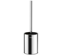 DELABIE - Pot à balai WC inox poli brillant avec balai fixation murale Réf : 4048P