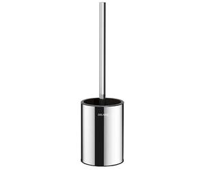DELABIE - Pot à balai WC inox poli brillant avec balai fixation murale Réf : 4048P