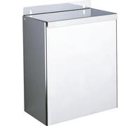 Delabie poubelle rectangulaire W.-Mont. mD 13l inox hgl.