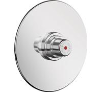 Delabie Robinet temporisé à fermeture automatique DU, G1/2, 30 s, avec rosace inox Ø130 mm
