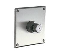 Delabie - Robinet temporise TEMPOSTOP encastre pour tout type d urinoir 15x21 avec plaque inox satine 160x160 Ref : 779427