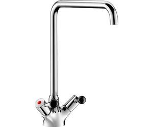 Delabie Stand MBatt. 1 trou br. 100l/min,sortie pivotante D22 L300 H315mm
