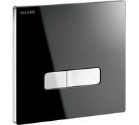 Delabie WC-DrSp. TEMPOFLUX 3, raccordement G3/4, sortie verticale, corps en acier inoxydable, débit 3/6 litres, ensemble 2 pièces
