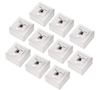 deleyCON Prise réseau universelle CAT6, 1 port RJ45, blindée, 10 pièces, blanche
