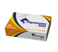 Deli Fournitures 3 x Rouleaux de Recharge pour Wrapmaster 3000 Papier sulfurisé Papier 50 m X 30 cm de Long Excellent Rapport qualité/Prix