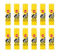 DELI Lot de 12 Sticks Up Bâton de colle forte PVP 8g sans solvant
