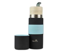 Delicatino - Thermos Auto-Amorçant Matelisto 3 en 1 - 500 ml pour Maté, Acier Inoxydable, Couleur Noir.