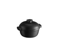 Delight Petite Cocotte Ronde Céramique Induction Emile HENRY Noir D20 cm 2L VPC SC