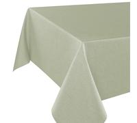Delindo Lifestyle Vienna Home - Nappe de table moderne avec protection anti-taches pour toute l'année - Vert - 140 x 220 cm