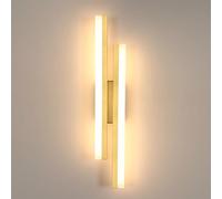 DELIPOP Applique Murale Interieur, 18W 3000K Moderne Lampe Murale Doré