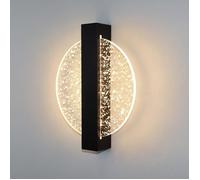 DELIPOP Applique Murale LED 12W, 3 Température de couleur réglable Lampe Murale Intérieure Moderne - pour Chambre, Escalier - Noir
