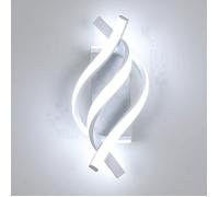 DELIPOP Applique Murale LED 22W 6000K Blanc Lampe murale intérieur moderne pour Chambre Couloir - Design incurvée - Lumière blanche
