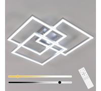 DELIPOP LED Plafonnier Dimmable, Moderne Lampe de plafond 40W 4500LM