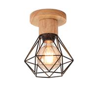 DELIPOP Plafonnier Industriel E27 Lustre, Suspension Luminaire Vintage