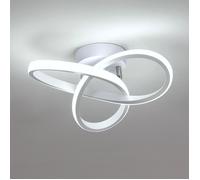 DELIPOP Plafonnier LED 22W - Design moderne et minimaliste - 6500K Lumière blanche - pour salon,chambre,salle à manger - Blanc