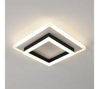 DELIPOP Plafonnier LED, 30W Lampe de Plafond Carré en Acrylique, Luminaire Plafonnier LED Moderne pour Chambre à Coucher, Salon, Couloir, Salle D'étude, 4500K Lumière Neutre