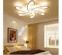 DELIPOP Plafonnier LED moderne Avec télécommande 60W Blanc Lampe De Plafond Dimmable pour Salon Chambre Cuisine