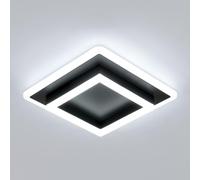 DELIPOP Plafonnier LED Noir, 30W 3600LM Lampe de Plafond Moderne 6500K
